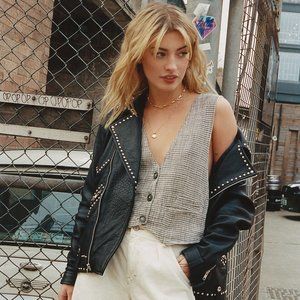 Free People Heritage Micro Vest